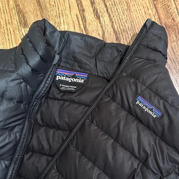 Patagonia Black Quilted Jacket nano puffer size women’s small - Picture 7 of 9
